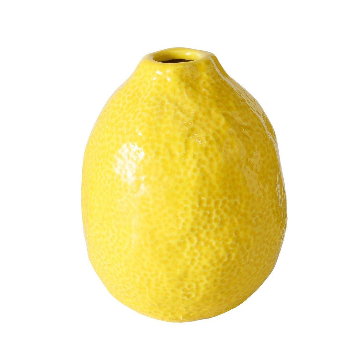 Boltze home vase citron h12cm jaune dolomite