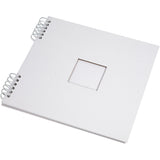 Creativ company Album à spirales, taille 30,5x30,5 cm, 250 g, blanc, 1 pièce