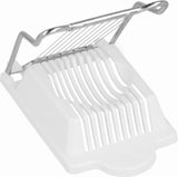 Coupe-œufs Metaltex en acier inoxydable blanc