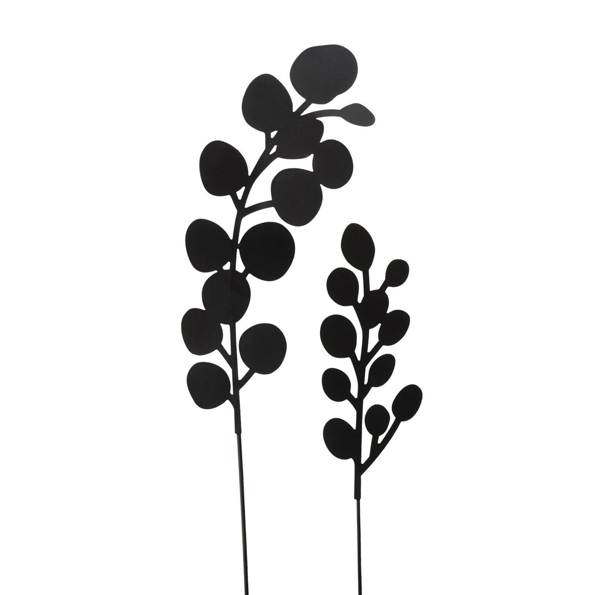 Boltze home bouchon de jardin calypso 2 pièces en métal noir