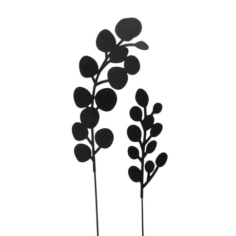 Boltze home bouchon de jardin calypso 2 pièces en métal noir