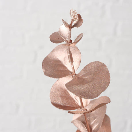Boltze décoration d'intérieur branche d'eucalyptus h81 cm plastique rose
