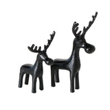 Boltze home figurine élan noir 2 pièces