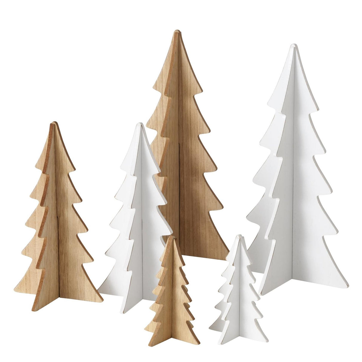 Boltze home image Arbre de Noël 3D set a 3 MDF