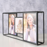 Boltze home cadre photo collage noir h16cm
