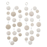 Boltze home guirlande capiz flocon de neige l180cm