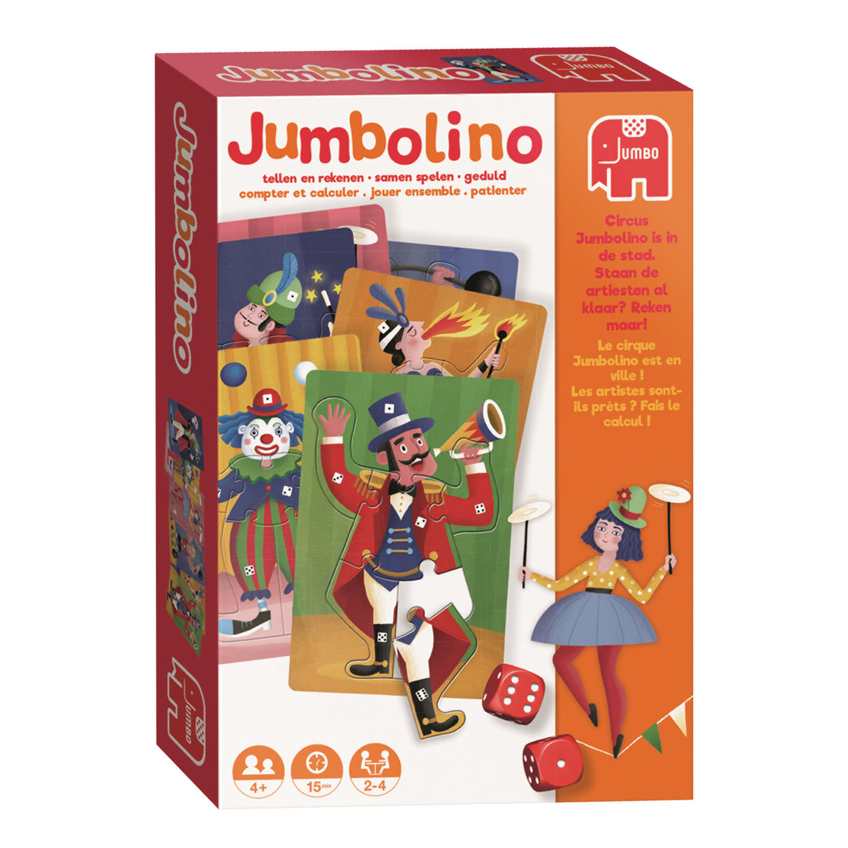 Jeu de dés puzzle Jumbo Lino