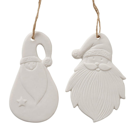 Boltze home pendentif Père Noël melio porcelaine 10x0,5cm