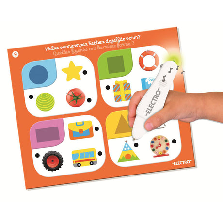 Jeu éducatif de coloriage de formes de stylo merveille électro jumbo