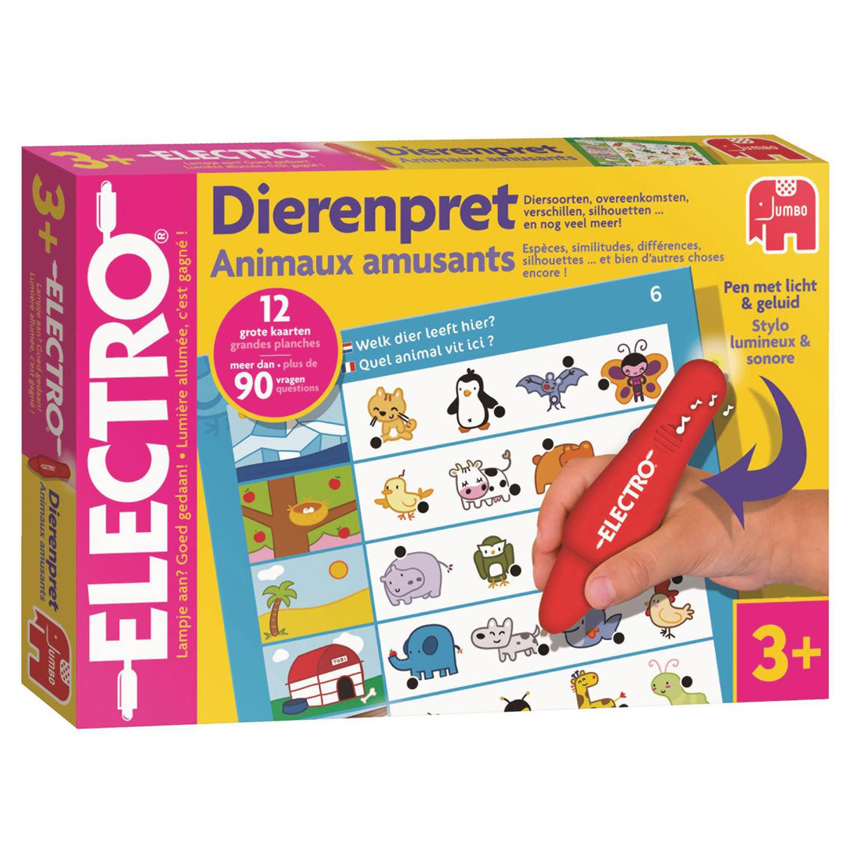 Jumbo Electro Wonderpen Dierprépréter le jeu éducatif