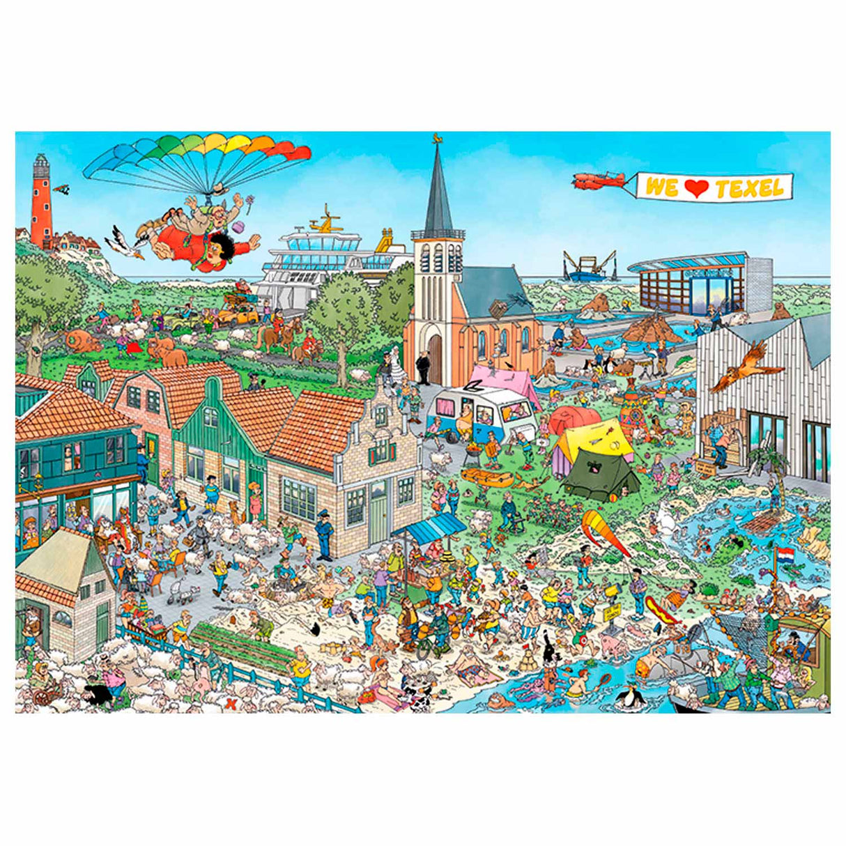 Jan van Haasteren Jigsaw Puzzle Texel, 1000st.