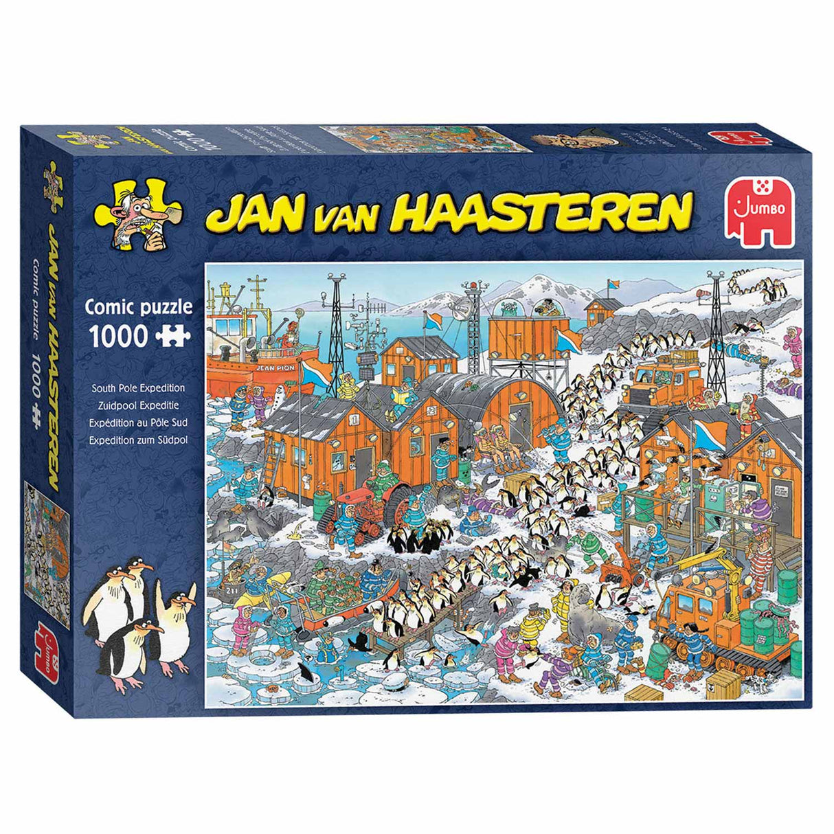 Jumbo -Bein -Puzzle Südpol, 1000st.