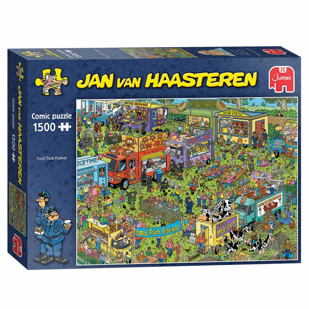 Jan van Haasteren Legpuzzle - Food Truck Festivals, 1500st.