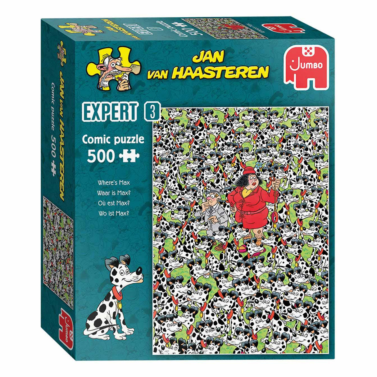 Jan van Haasteren jigsaw puzzle expert 03 where's max?, 500st.