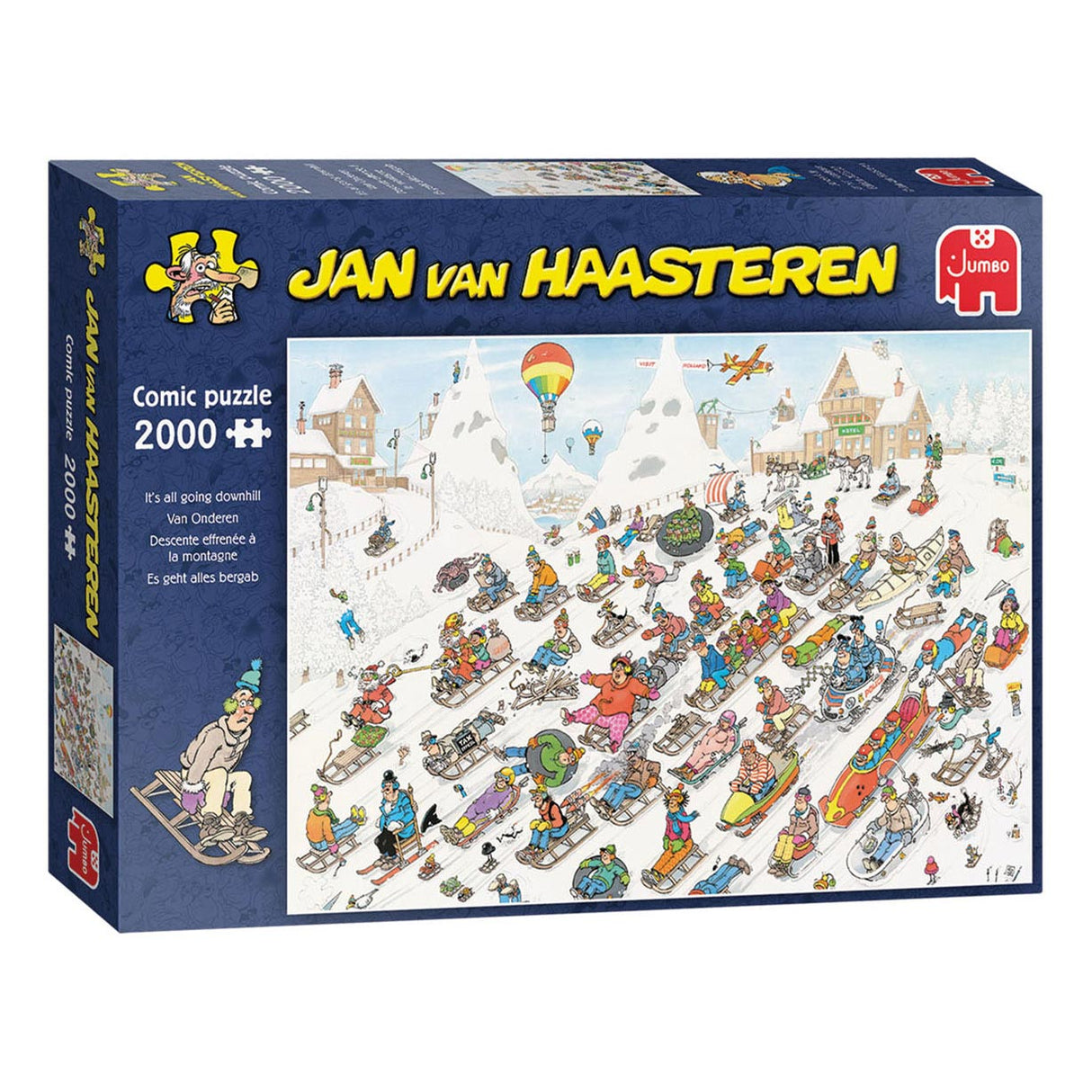 Jumbo Jan van Haasteren - d'en bas !, 2000 pcs.