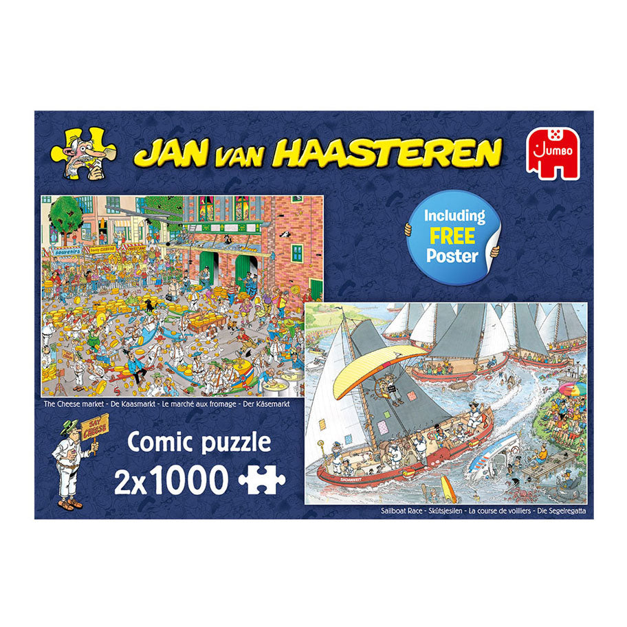 Puzzle Jan van Haasteren - Traditions néerlandaises, 2x1000 pcs.