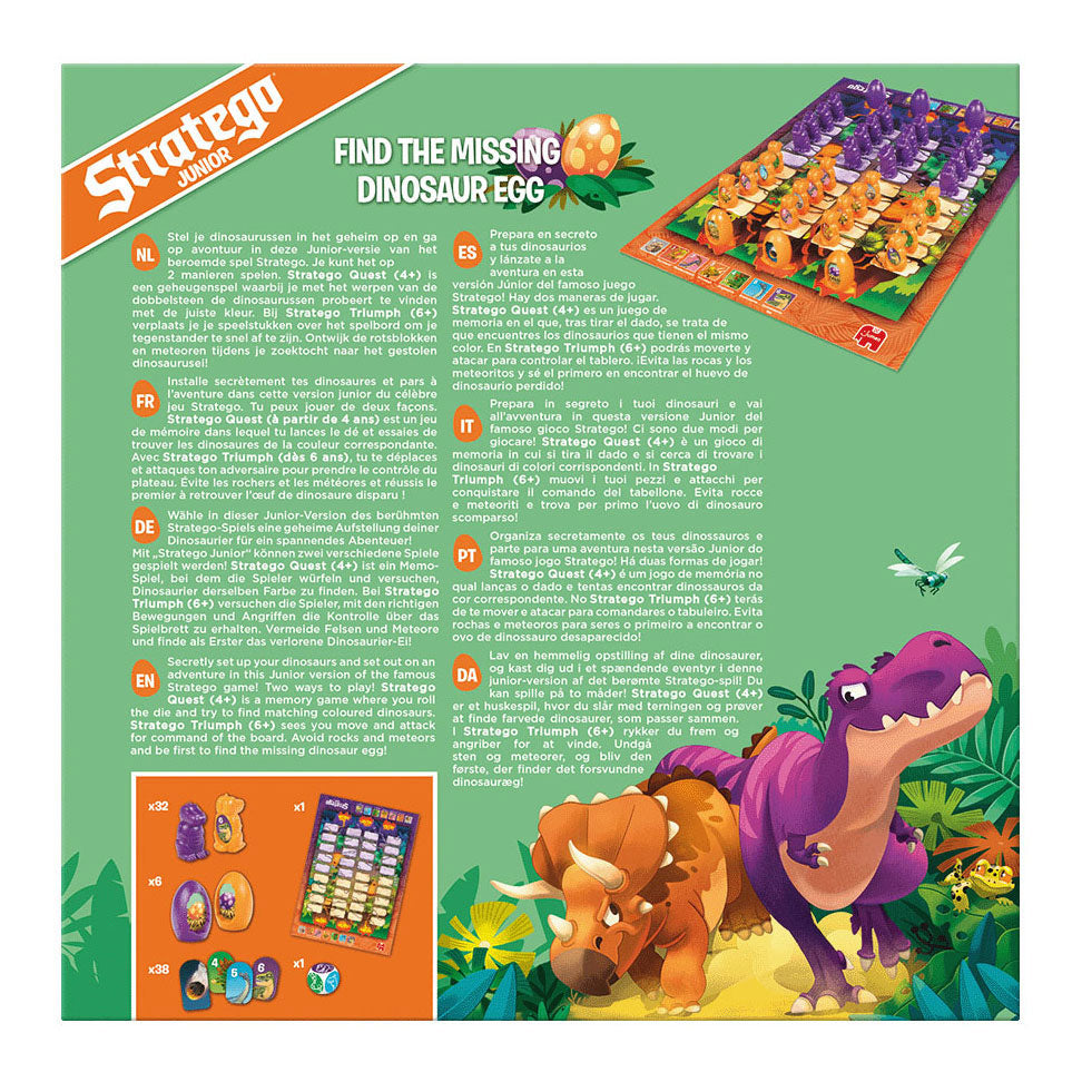 Jeu de société Jumbo Stratego Junior Dinos