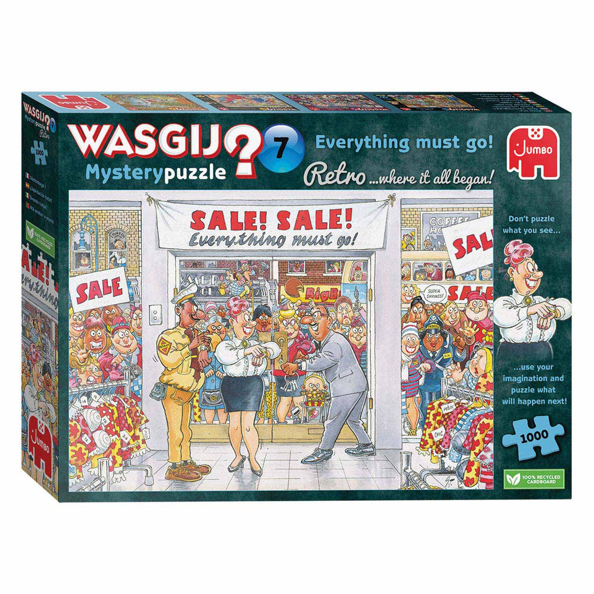 Jumbo Wasgij Retro Mystery 7 Uitverkoop!, 1000st.