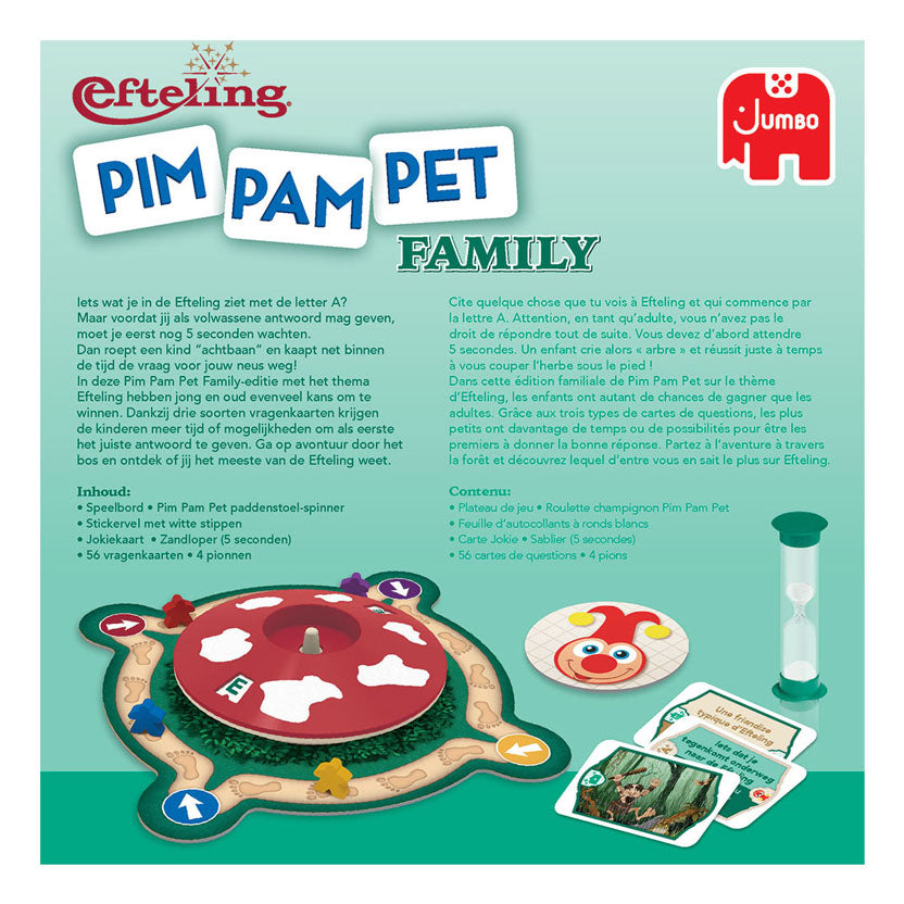 Famille d'animaux de compagnie géants Pim Pam Efteling