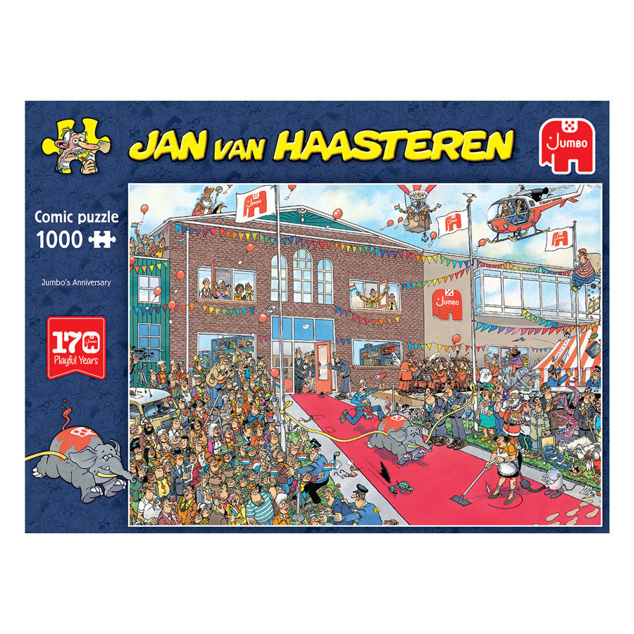 Jan Van Haasteren Legpuzzle 170 Jahre Jumbileum, 1000st.