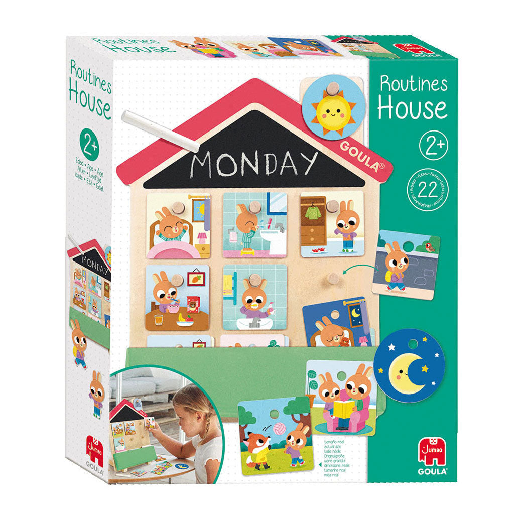 Jumbo Routines House Game éducatif en bois