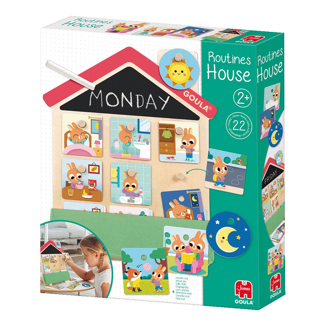 Jumbo Routines House Educational Wooden Game