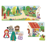 Diset jumbo goula puzzle xxl petit chaperon rouge, 30 pcs.