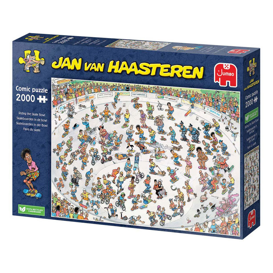 Puzzle Jan van Haasteren - skateboard dans le bol, 2000 pcs.