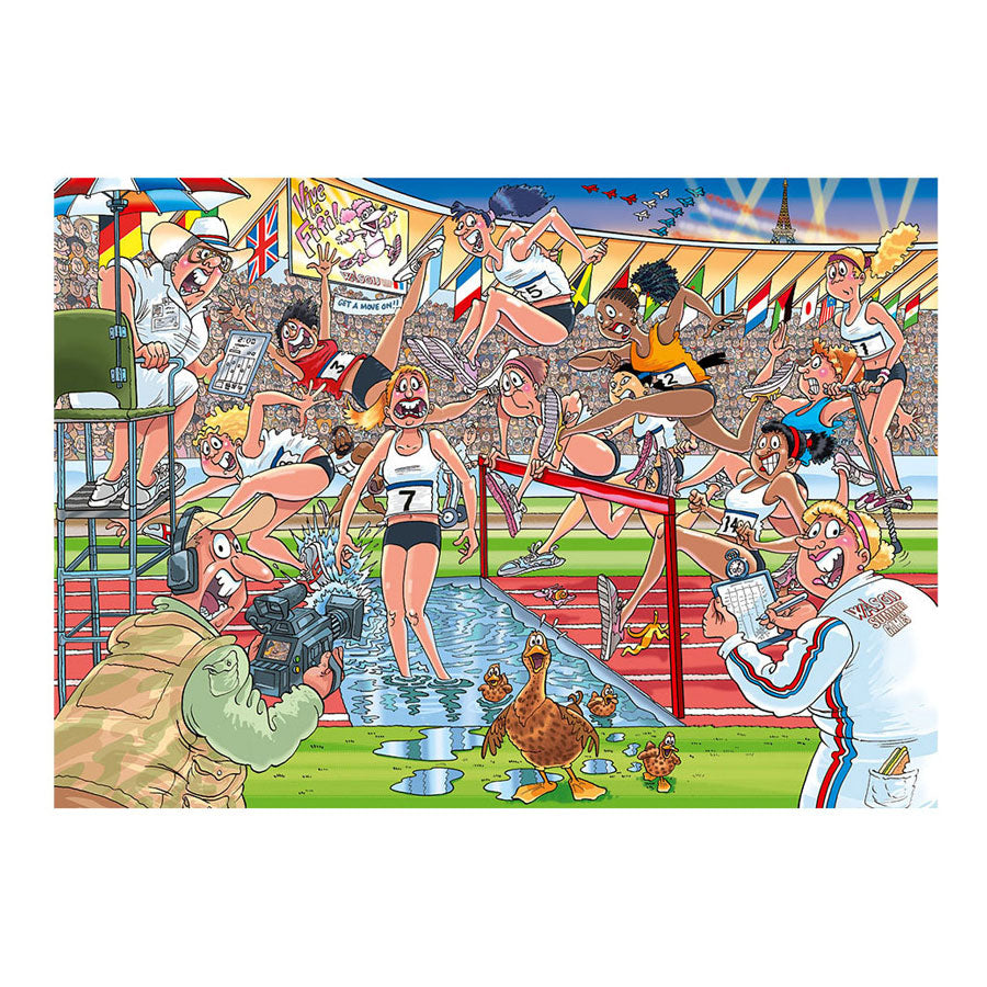 Jumbo Wasgij Original 44 Jigsaw Puzzle - ¡Juegos de verano!, 1000.