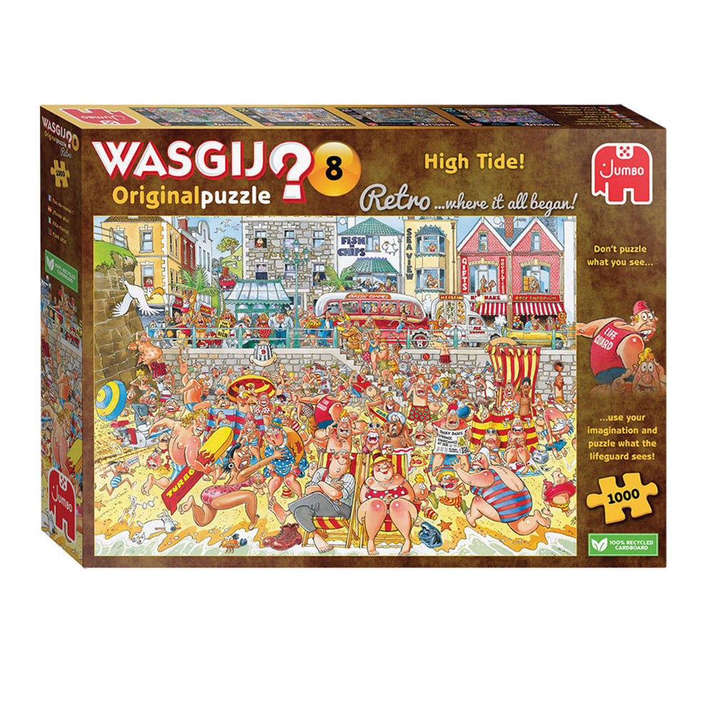 Jumbo WashJe Retro Original 8 JatsAw Puzzle - Iwwerschwemmung !, 1000st.