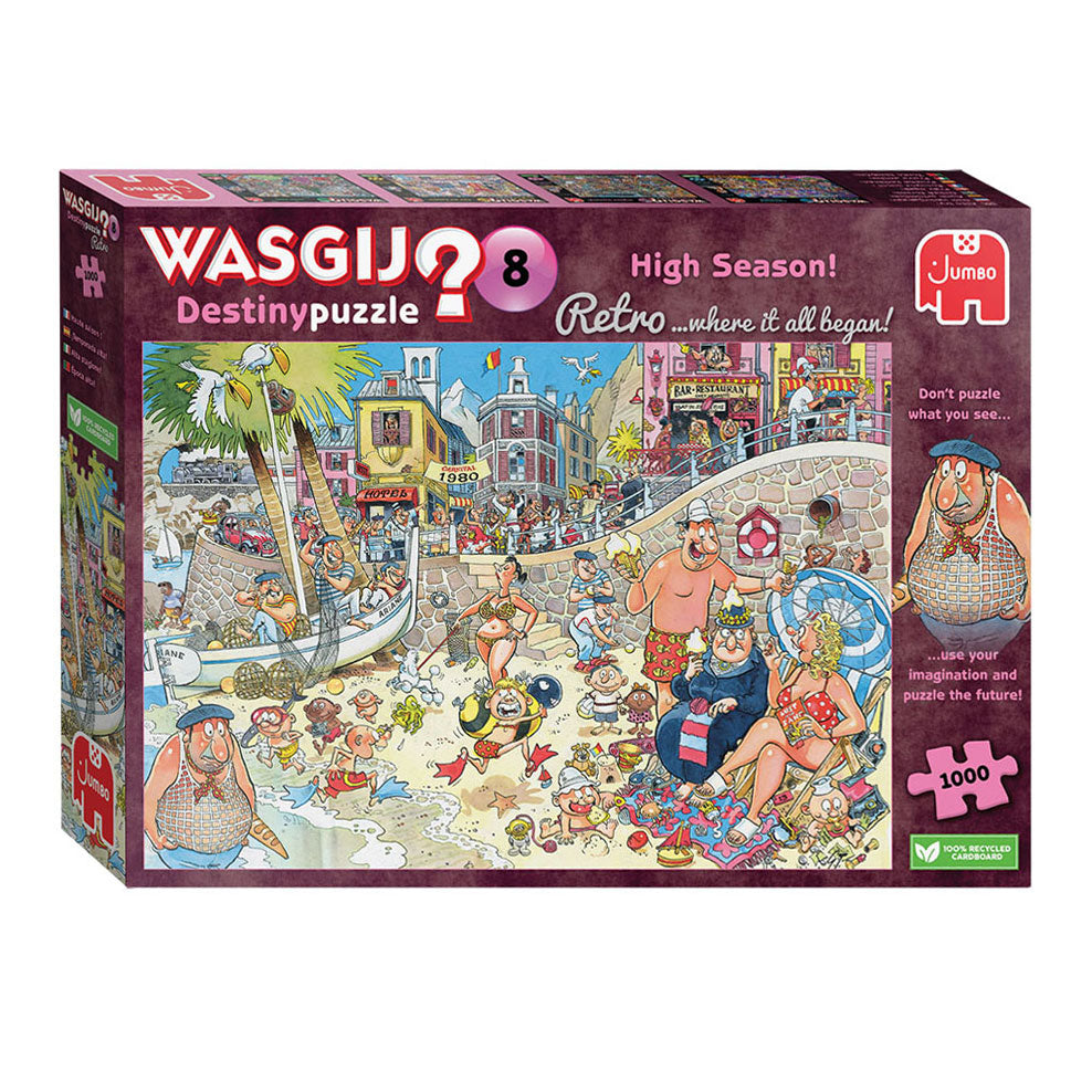 Jumbo Washij Retro Destiny 8 Jigsaw Puzzle - ¡Temporada alta!, 1000.