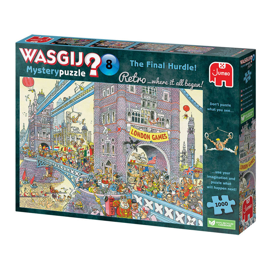 Jumbo washij retrò mistero 8 puzzle- l'ultimo ostacolo!, 1000st.