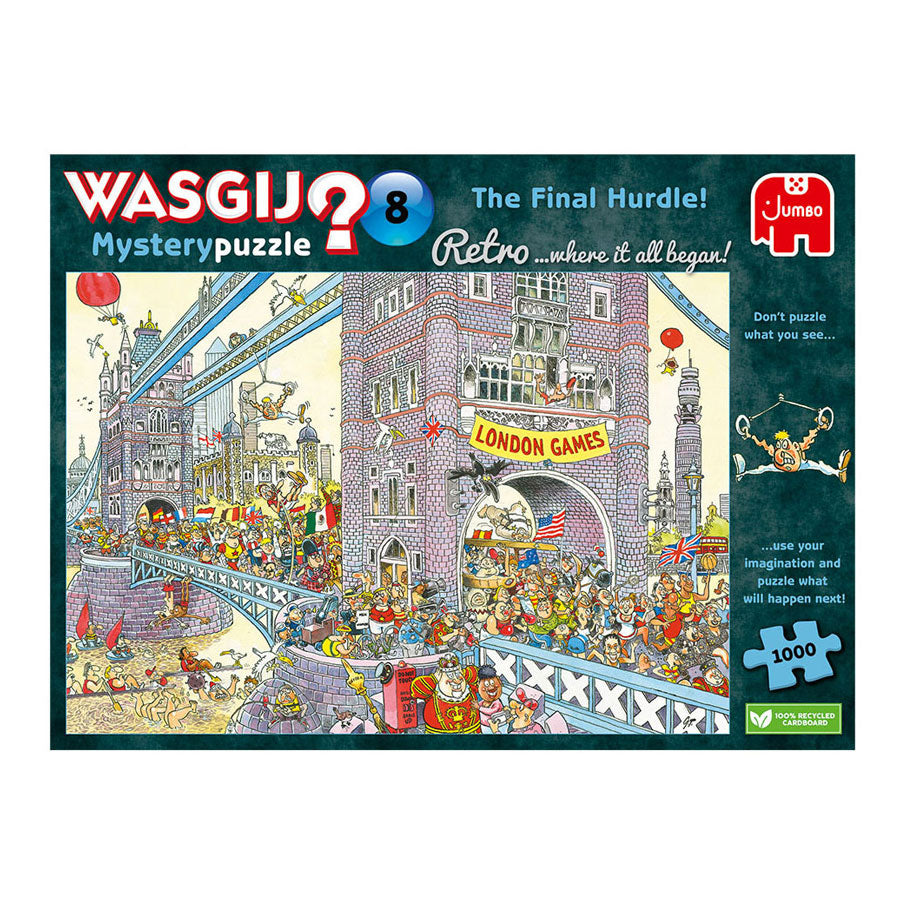 Jumbo washij retro Mystery 8 Sejsaw sestavljanke- zadnja ovira!, 1000st.