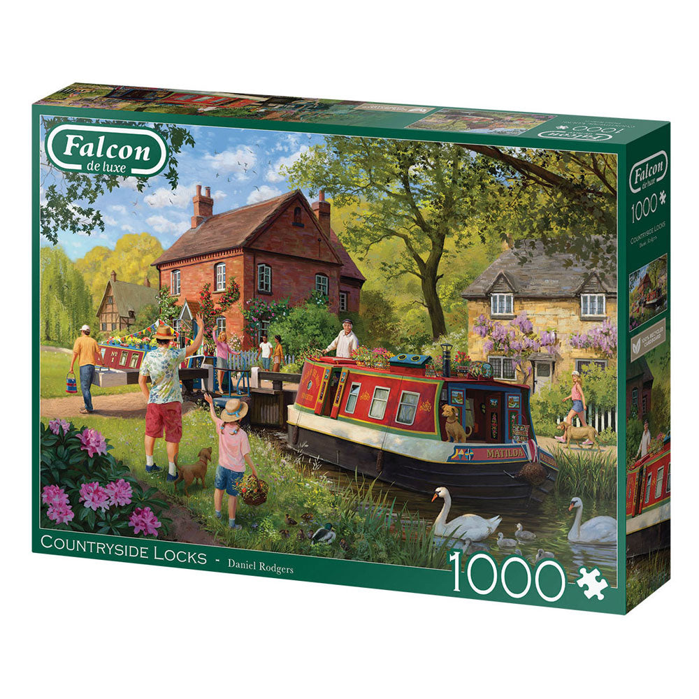 Puzzle Jumbo Falcon - Serrures de campagne, 1000 pcs.