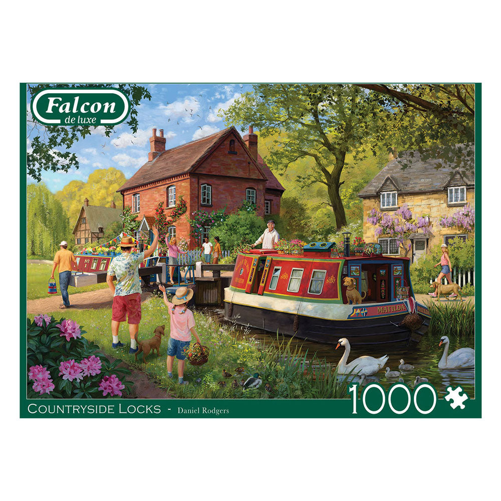 Puzzle Jumbo Falcon - Serrures de campagne, 1000 pcs.