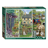 Jumbo FalCon legpuzzzzel - Holz Bauerenhaff, 1000st.