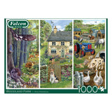 Jumbo FalCon legpuzzzzel - Holz Bauerenhaff, 1000st.