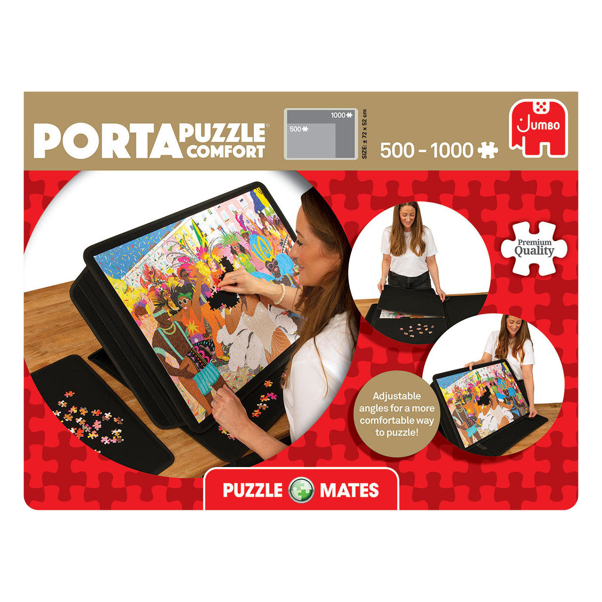 Jumbo Portapuzzle Comfort sestavljanka, 500-1000 kosov