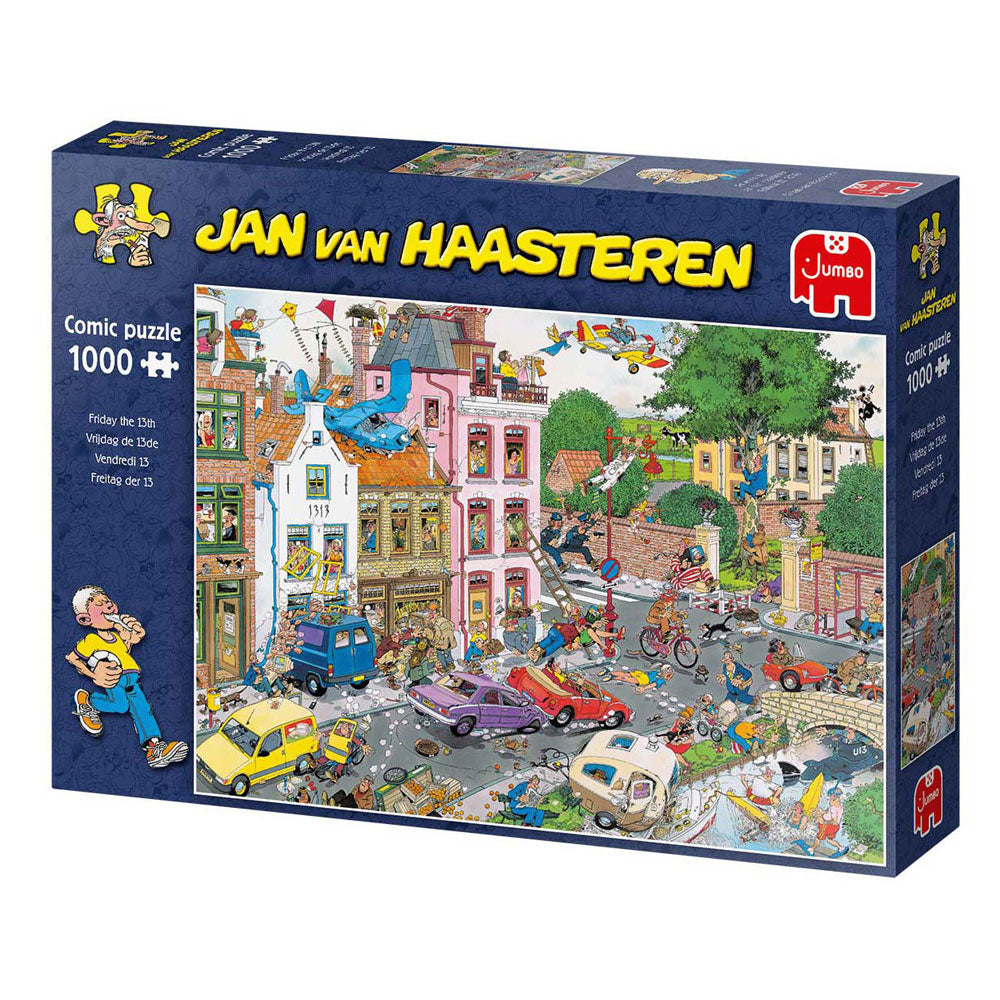 Puzzle Jumbo Jan van Haasteren - Vendredi 13, 1000 pcs.