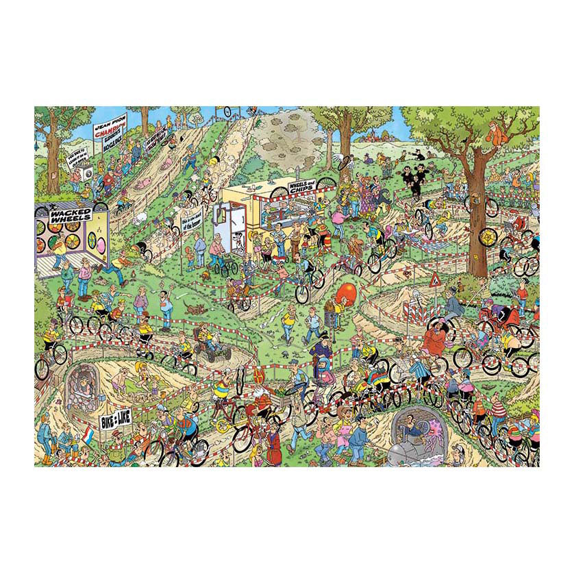 Puzzle Jumbo Jan van Haasteren - cyclocross, 1000 pcs.
