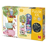 Puzzle réversible Jumbo goula xxl ferme jour et nuit, 27 pcs.