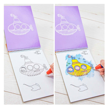 Livre de coloriage Galt, magie de l'eau sous la mer