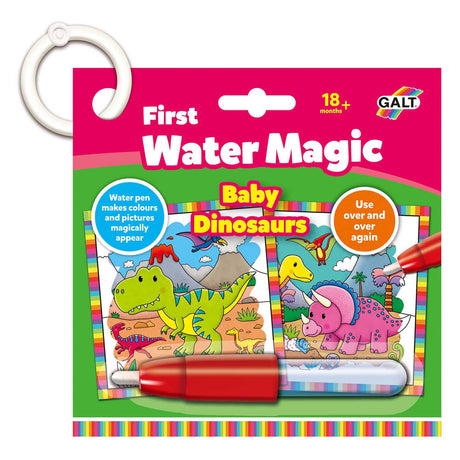 Galt jumbo - magie de l'eau - bébés dinosaures - livre de coloriage aquatique - livre de coloriage pour tout-petits - à partir de 1 an
