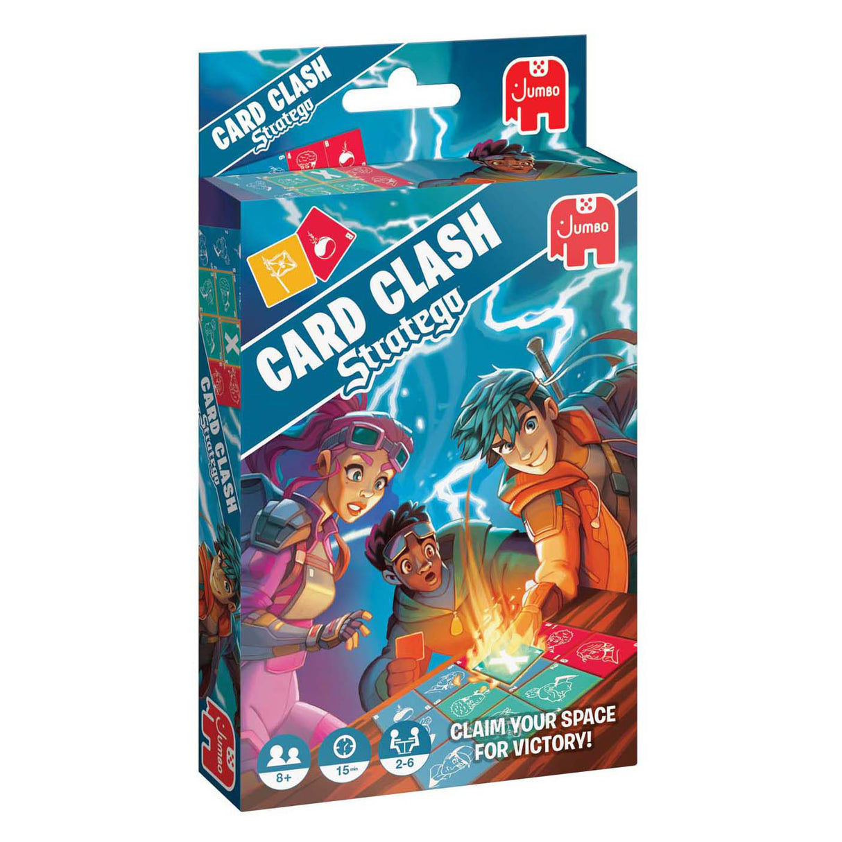 Jeu de cartes de choc de cartes Stratego Jumbo