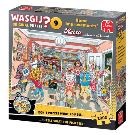 Jumbo wasgij retro original 9 puzzle - petite rénovation, 1000 pcs.