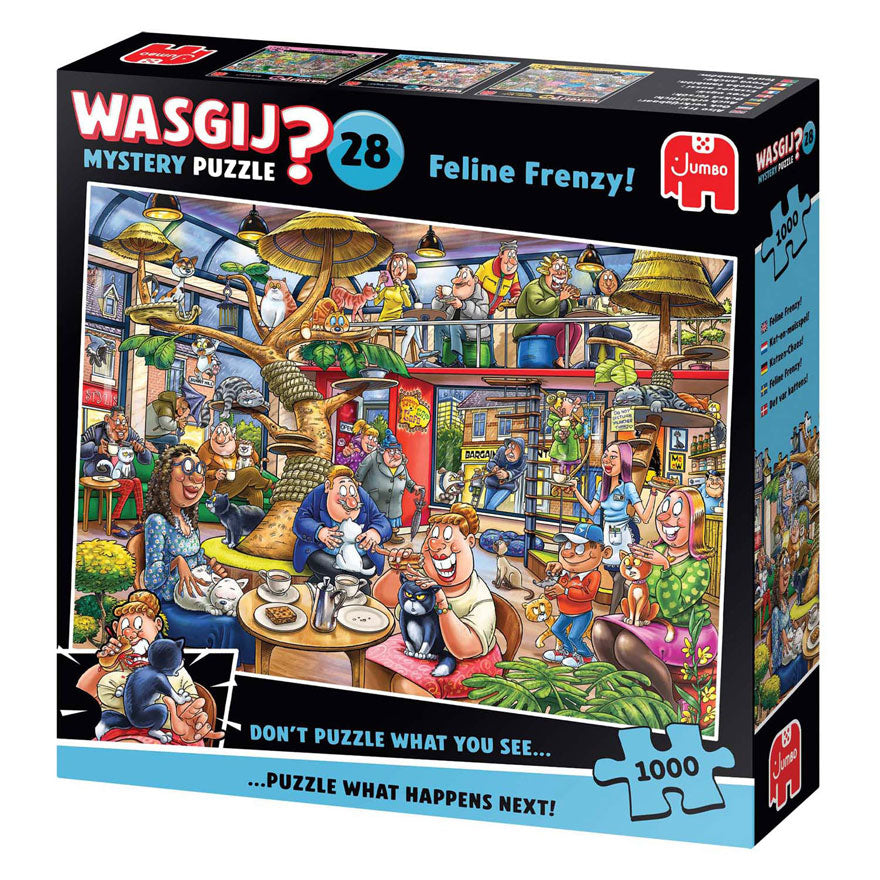 Wasgij mystère 28 - jeu du chat et de la souris ! - Puzzle de 1000 pièces - Puzzle