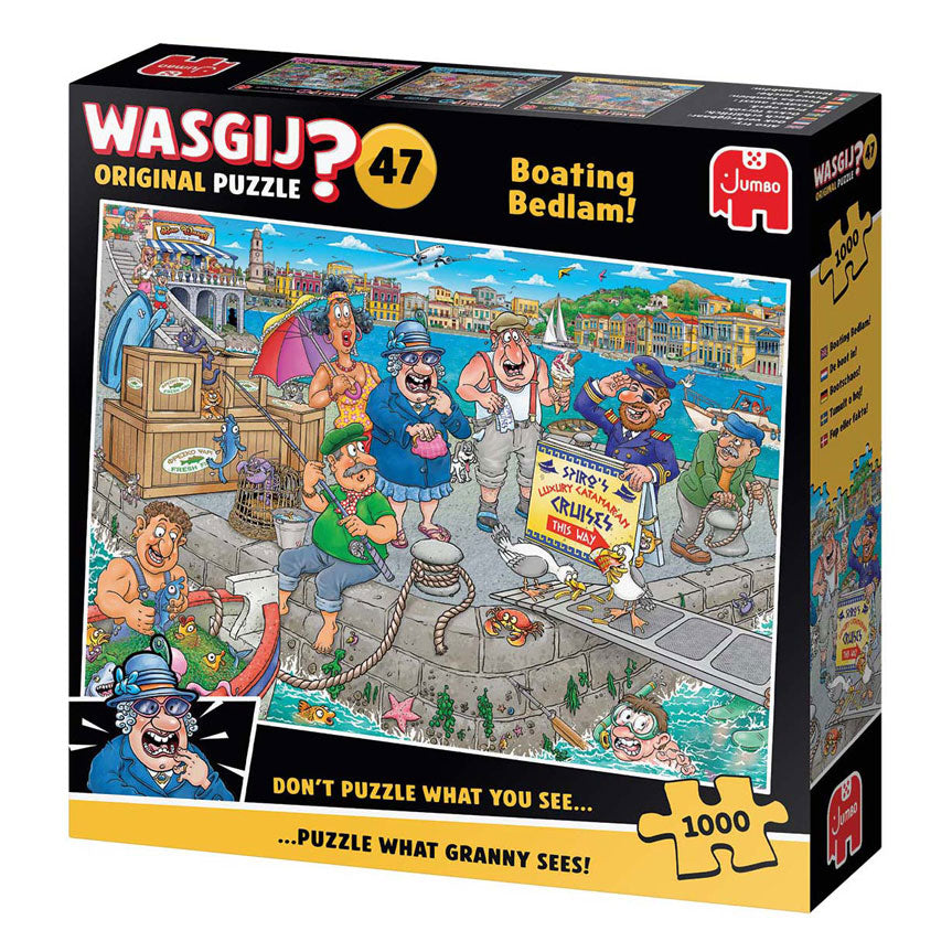 Wasgij original 47- dans le bateau ! 1000 pièces