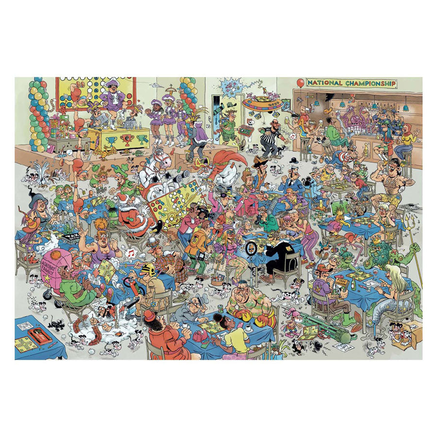 Puzzle géant Jan Van Haasteren Championnat néerlandais Les gens ne vous ennuient pas 2000 pièces
