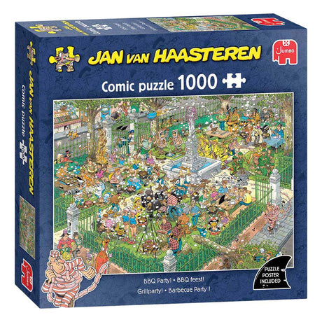Jan van Haasteren - Soirée barbecue ! - Puzzle de 1000 pièces - Puzzle