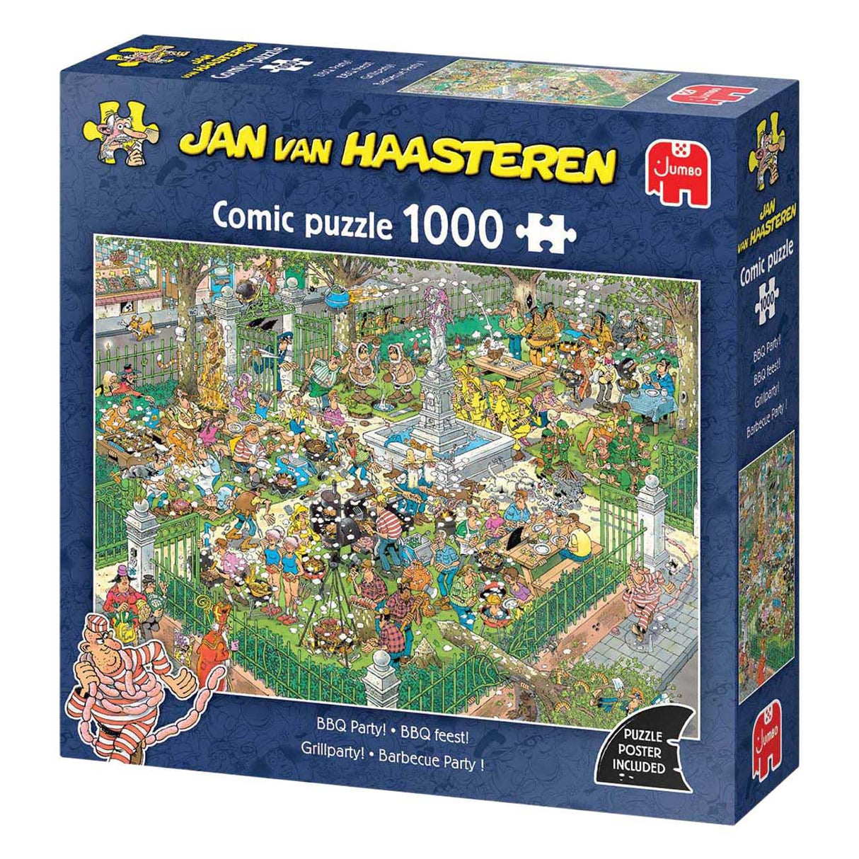 Puzzle géant de Jan van Haasteren Fête barbecue JVH ! 1000 pièces